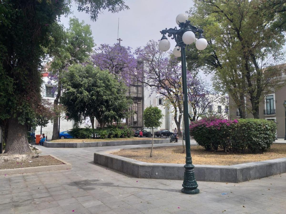 Hostal Azul Puebla Centro Historico Exterior foto
