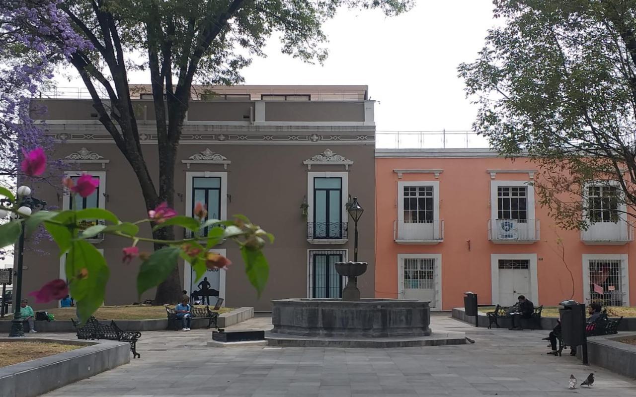 Hostal Azul Puebla Centro Historico Exterior foto